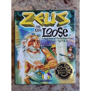 Zeus On The Loose A Card Game of Mythic Proportions by Gamewright Complete Set